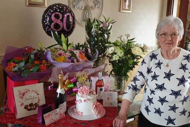 Cheryl Weatherley, said: "My mum Irene Clegg celebrated her 80th birthday on the 20th January."