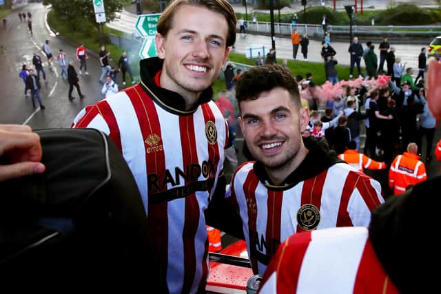Sander Berge and John Egan are both out of contract at Sheffield United next summer: Paul Thomas /Sportimage