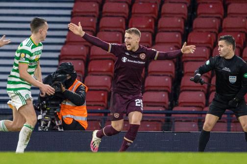 Classy display from the left-back who scored the second and set up the third and did not look out of place against the top team in the country. Dangerous with the ball at his feet too - shoot-out shot save is only blot on former Falkirk man's copybook.