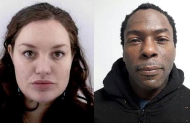 Worried South Yorkshire Police have circulated an appeal, after a man, a woman, and her newborn baby went missing. Pictured are Constance Marten and Mark Gordon