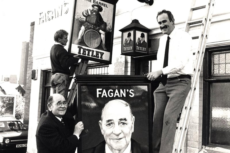 The Barrel on Broad Lane re-named as Fagans after landlord Joe Fagan who died on December 5, 1985