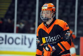 Alex Graham in Sheffield Steelers colours. Picture: Dean Woolley