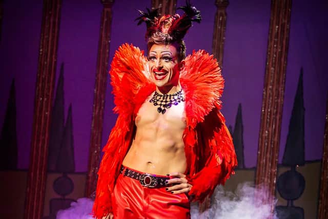 Scary character: Lucas Rush plays bad fairy Carabosse in the Sheffield Lyceum Theatre pantomime, Sleeping Beauty