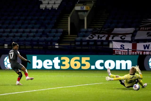Ivan Toney scored two in his last game against Sheffield Wednesday. (Photo by George Wood/Getty Images)
