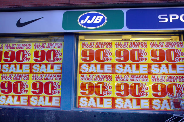 Let's try a bit of shopping and you could grab a bargain in the JJB sales in 2007.
