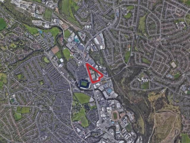 The supermarket would literally only be a couple of metres from Hillsborough Stadium.