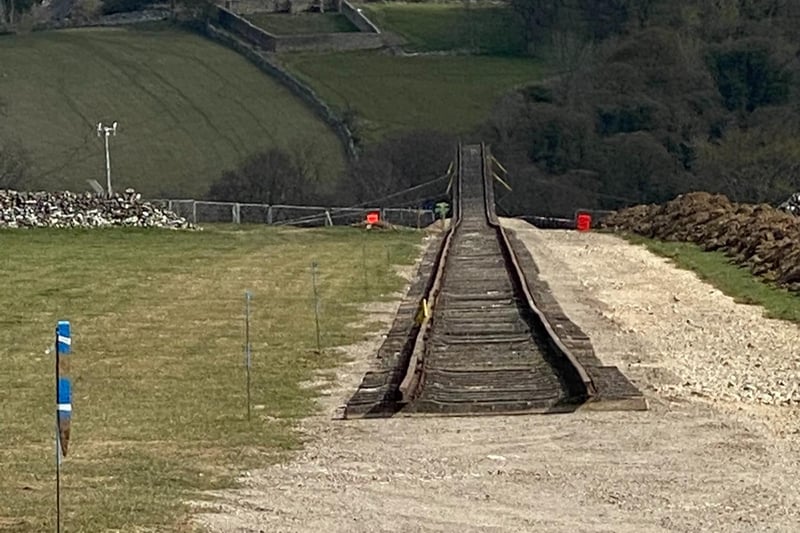 Earlier this year, the Peak District National Park Authority (PDNPA) approved Jupiter Spring Productions Ltd’s planning application to shoot a train crash scene at the disused Darlton Quarry in Stoney Middleton. Work has been taking place to create a set at the location, with filming and site clearance expected to be complete by the end of May.
