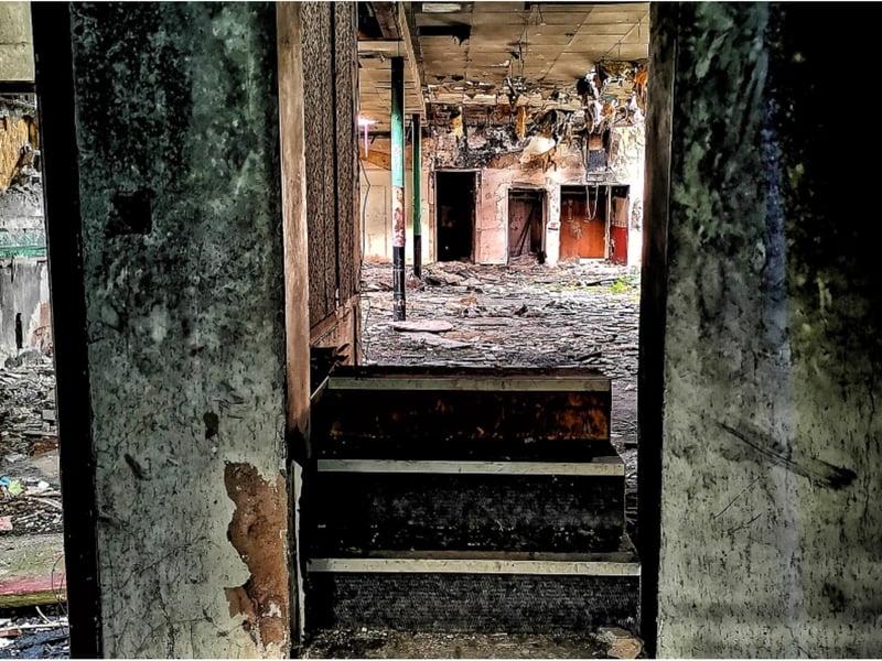 The stairs no longer lead to a good night out.