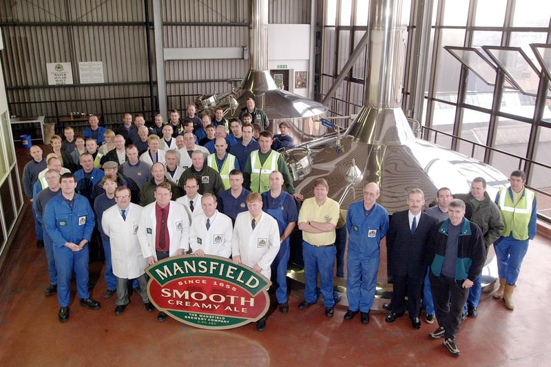 A sad day for the town - Mansfield Brewery's last day in operation in 2001