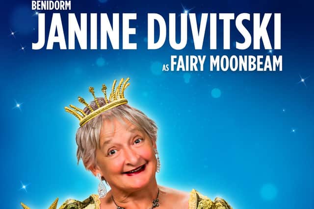 Janine Duvitski as Fairy Moonbeam in Sheffield Lyceum pantomime Sleeping Beauty
