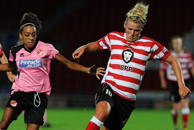 This picture shows the England skipper during her time playing for Doncaster Belles. Picture: Andrew Roe