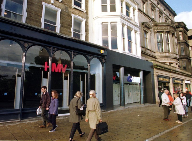 HMV really was top dog for music back in the day. The Princes Street store was of course Edinburgh's flagship, and was massively extended in 1998 (pictured).