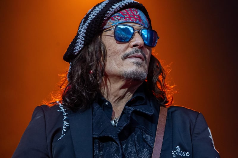 Johnny Depp is now on tour with Hollywood Vampires. 