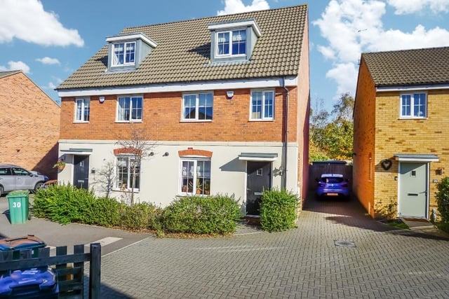 This house benefits from a private enclosed rear garden, ensuite master bedroom and modern kitchen. This property was first listed on 23 June and was reduced by £15,000 on 21 September. It was reduced again on 21 October by £20,000 and by a further £20,000 on 3 November. Currently available for offers in the region of £240,000.