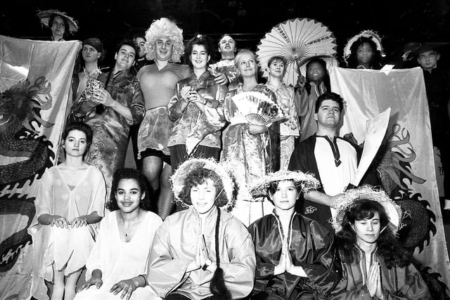 The Norton College production of the pantomime Aladdin, December 7, 1990