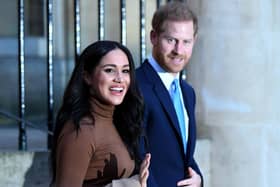 Prince Harry, Duke of Sussex and Meghan, Duchess of Sussex  (Photo by DANIEL LEAL-OLIVAS  - WPA Pool/Getty Images)