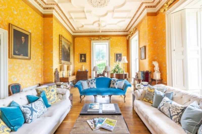 You'll certainly feel like royalty when you relax in the imposing and impressive drawing room.