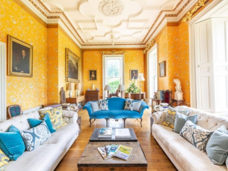 You'll certainly feel like royalty when you relax in the imposing and impressive drawing room.