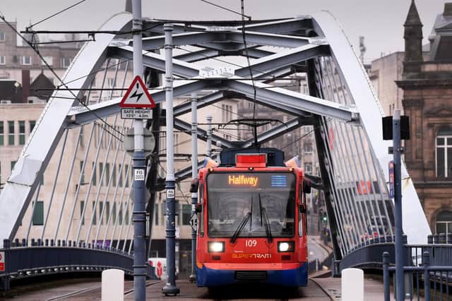 Sheffield Super Tram. Picture taken by Simon Hulme