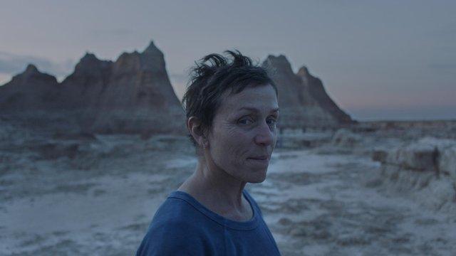 Frances McDormand stars and produces in her latest film Nomadland. Available to see from May 17. Many reviews have already cited McDormand's performance as 'Oscar worthy'.