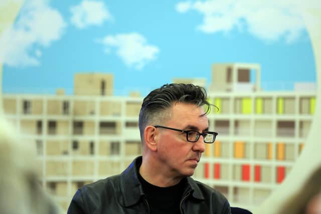 Standing at the Sky's Edge launch at the Crucible Theatre in Sheffield. Pictured is Richard Hawley. Picture: Chris Etchells