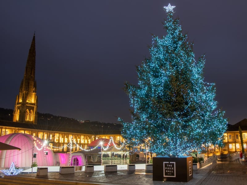 The magnificent Piece Hall is transformed into a real winter wonderland as the festive season gets underway with a spectacular 30ft Christmas tree, traditional carousel and many more activities, both free and ticketed, from November 19 2024.