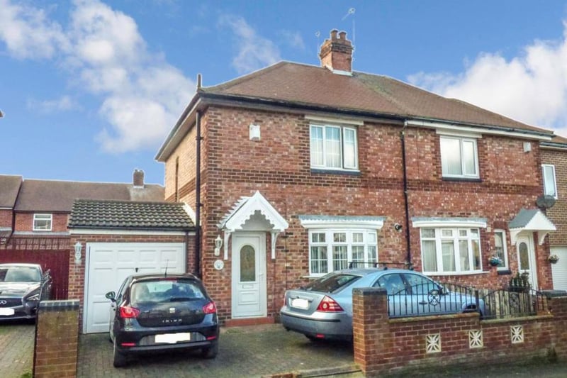 This spacious two bedroom semi-detached house is on the market for £95,000.