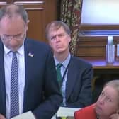 Paul Blomfield during today's debate. Mr Blomfield's father died 11 years ago today after receiving a diagnosis for an inoperable cancer. Credit: Parliament TV