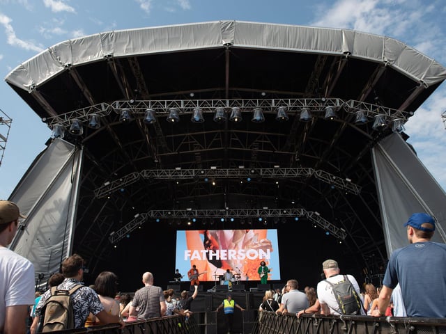 Fatherson on the Castle Stage. Picture: (250819-019)