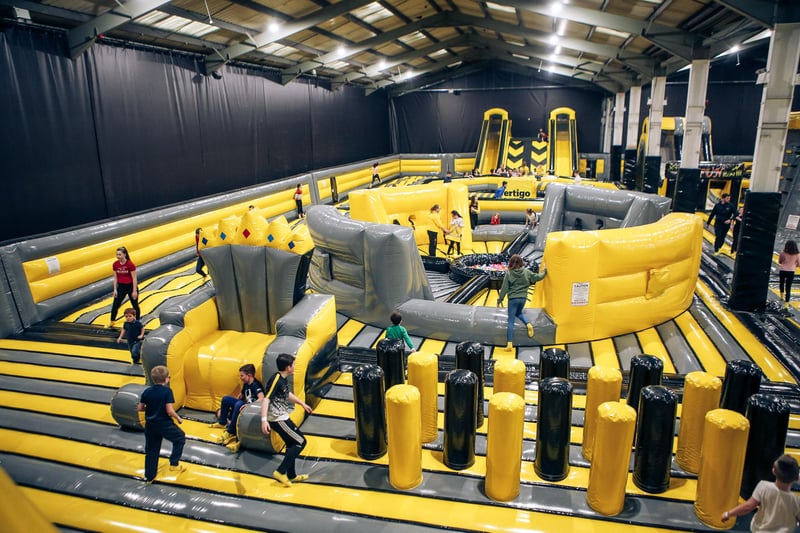 We Are Vertigo has two fun filled venues in Belfast, with indoor skydiving, an inflatable park, and the Ninja Master course at Titanic Park.  Newtownbreda also hosts an inflatable park as well as adventure climbing and soft play.