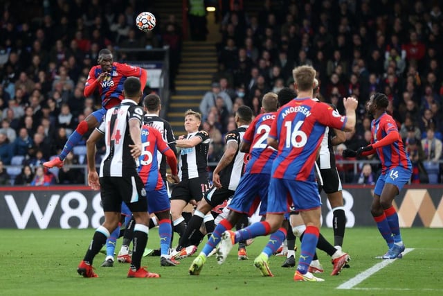 Christian Benteke’s 88th minute goal that was ruled out by VAR against Newcastle is the only decision to go against The Eagles this season.