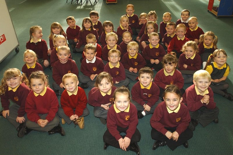 Who do you recognise in these new starters at Jesmond Road Primary School?