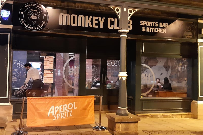 Monkey Club Sports Bar and Kitchen opened in March this year at Hillsborough Barracks in Sheffield. The bar offers a range of spirits, beers and ciders on tap, including Peroni, Grolsch, Meantime, Asahi, and Cornish Orchards, and Kopparberg, and the owners teamed up with YUZU Street Food, which specialises in Asian-inspired fusion dishes. It has a Google reviews rating of 4.3 stars, with one customer calling it a 'cool sports bar with amazing food'.