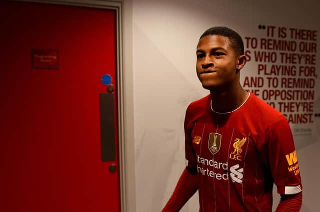 Liverpool's Rhian Brewster is a wanted man