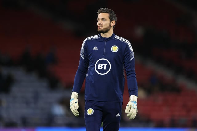 On a night where he became Hearts' most-capped ever player, he made a tremendous one-handed save from Andreas Cornelius and was commanding in coming off his line.