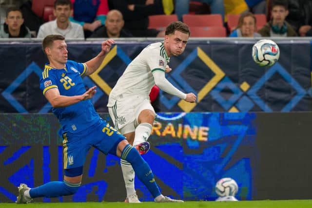 Kieran Morrison featured twice for Northern Ireland during the international break.