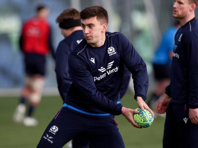 16. George Turner; 17. Rory Sutherland ; 18. Zander Fagerson; 19. Magnus Bradbury; 20. Rory Darge; 21. Ben White; 22. Blair Kinghorn; 23. Cameron Redpath (pictured).