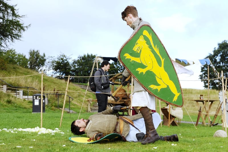 Historia Normannis were on hand to let people experience history through their re-enactments.
