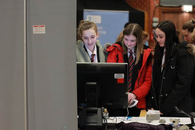 The University of Sheffield. More than 500 schoolgirls, aged 14-16, from schools across the region, took aprt in a variety of hands-on, interactive activities to bring science to life and raise awareness of the exciting career paths open to pupils with STEM qualifications.