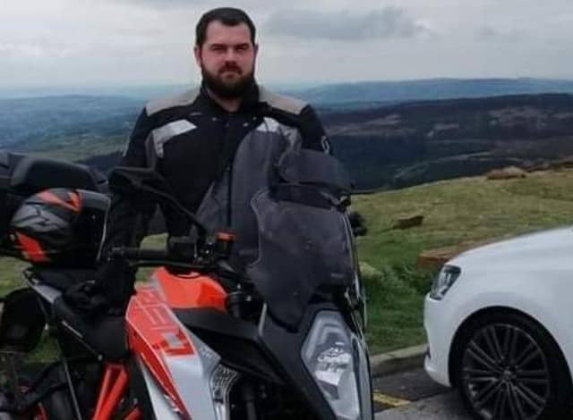 Ian Sunderland, 34, died following a motorbike crash on Mortimer Road in Sheffield