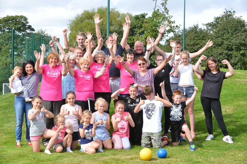 Look at the line-up for the Fit At Heart family sports day. Are you pictured?