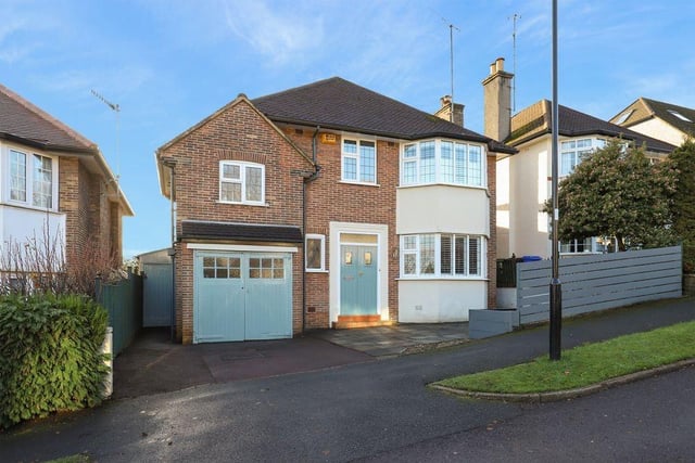 This detached family home has four bedrooms
