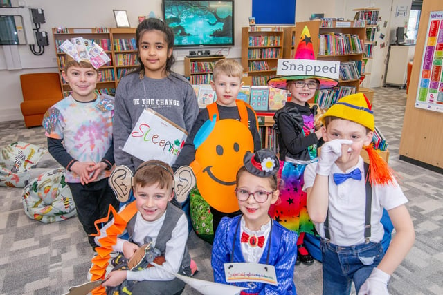 Pupils dressed up as their favourite word of their favourite book at Kings Academy Northern Parade, Portsmouth. Picture: Habibur Rahman