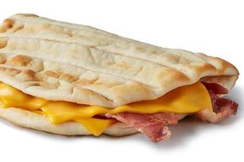 Cheesy Bacon Flatbread.