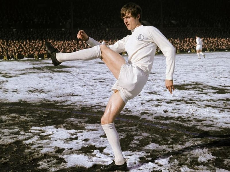 The Whites legend was uncapped when he was named in the England squad for the 1970 finals and scored the only goal of the game in first round win against Czechoslovakia.