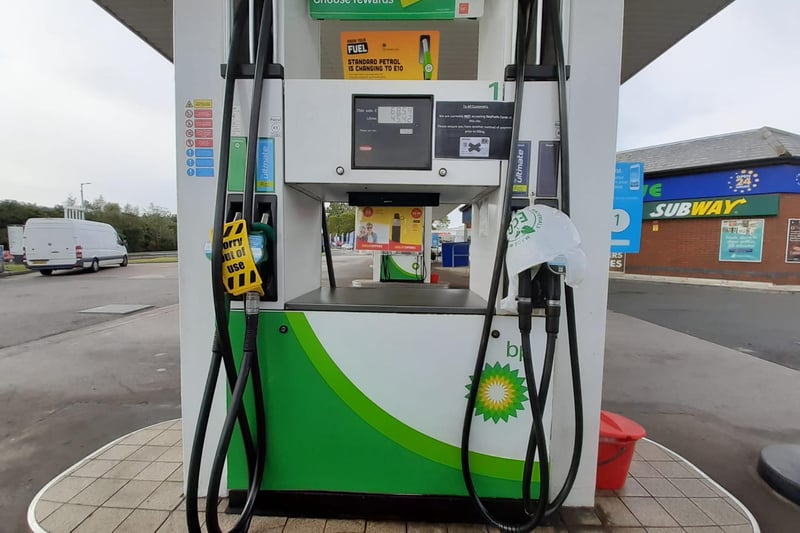 Fuel was unavailable at BP, Wessington Way, on the morning of Tuesday, September 28.