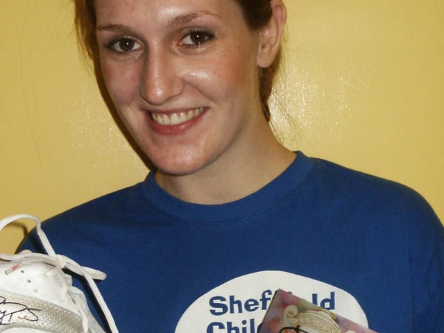 A local charity feel they have hit game set and match in their quest for celebrity shoes as tennis ace Roger Federar has donated a pair of his trainers. The number one ranking Swiss player sent a signed pair of his trainers to Sheffield Children's Hospital Charity in response to their pleas for celebrity shoes as part of their huge fundraising drive with Meadowhall.