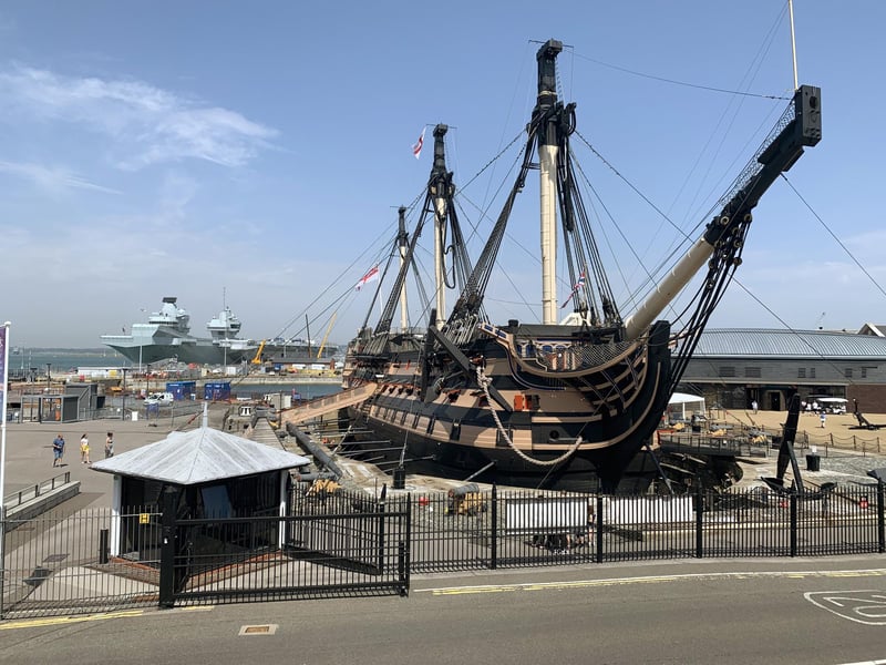 Follow in the footsteps of Admiral Nelson and walk the decks of HMS Victory. It has a 4.5 star rating on TripAdvisor with 3,338 reviews.