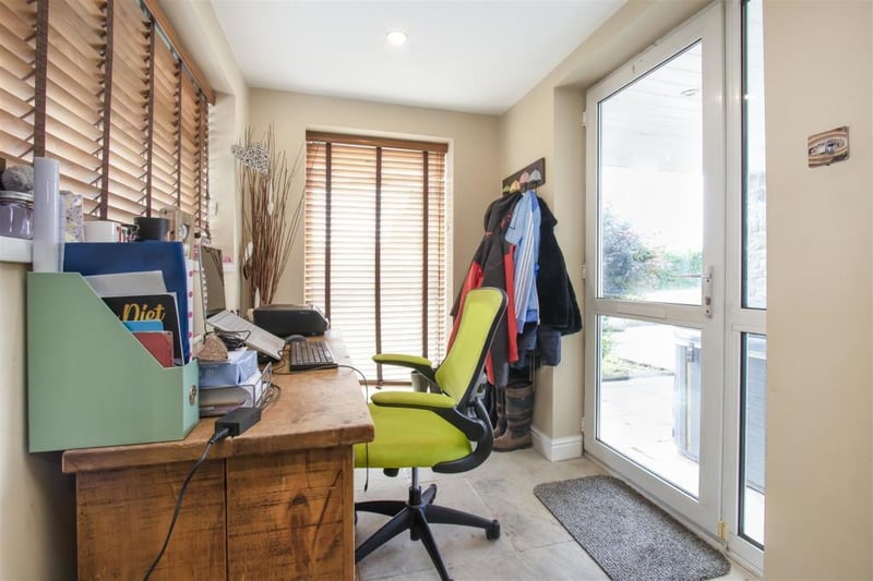 The flexible living accommodation offers ample space to work from home.