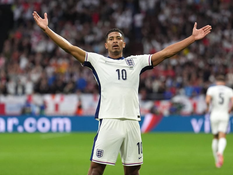 The Three Lions saviour in the last 16 win over Slovakia, the Real Madrid superstar has an average rating of 7.41 thanks to his two goals, 90% pass accuracy rate, 32 touches in the opposition box and 16 successful dribbles.